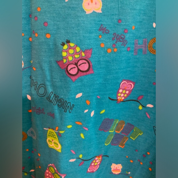 Sz L-XL Women’s Nightgown. Owl Sleepwear. Great Condition. Simply Basic brand. - Picture 5 of 5
